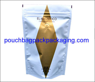 Stand up foil pouch with zip lock for Snow cream corn chips, aluminium doypack for chips supplier