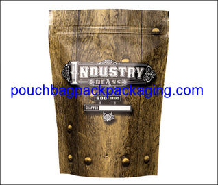 Aluminium zip lock pack pouch, stand up bag with zipper, zip doypack for food packaging 500g supplier