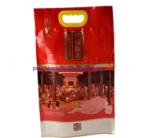 Plastic bag for rice sand seed beans flour packaging, poly bag for rice pack supplier