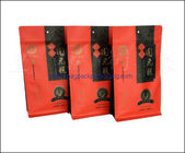 Block bottom bag, stand up pouch with flat bottom for food packaging supplier