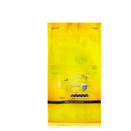 Resealable aluminium foil bag, printed heat seal bag with zip lock for food packaging supplier