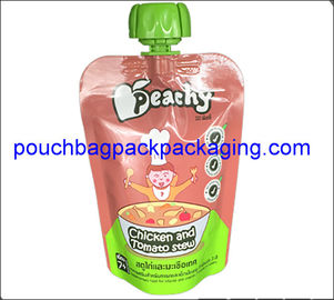 Custom juice spout pouch, Wholesale China Factory energy drink stand up spout pouch supplier