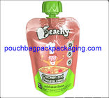 Aluminum foil spout pouch, High barrier laminated stand up spout pouch shape bag for juice packaging supplier