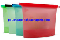 Reusable Silicone Food Storage Bag Food Grade Vegetable Storage Bag supplier