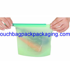 Seal Reusable Fresh Vegetable Storage Easy Clean Silicone Food Bag 20 x 18 cm supplier