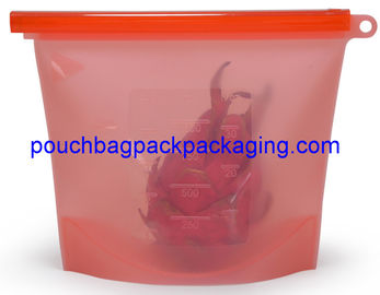 Silicone Food bag, Fresh vegetable Seal packing Bag, heat Resistant Food Storage Bag Contain 1500 ml supplier