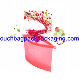 Silicon packaging bag, Reusable Fresh Vegetable Storage pack bag for food storage supplier