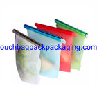 Silicone Food Bag, silicon packaging bag reusable for vegetable pack of 4 supplier