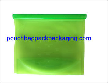 Silicon food bag for fresh food pack, reusable silicone microwave bag for storage 18 x 21 cm supplier