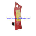 Plastic Wine Bag In Box, Food Packaging Bag, BIB Spout Pouch bag supplier