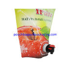 Plastic juice Bag In Box, Food Packaging Bag with spout, BIB Spout Pouch bag wholesale supplier