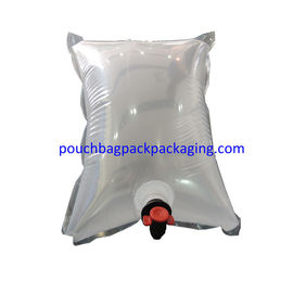 BIB big size transparent pouch with spout, bag in box, PA PE bag, crash proof supplier