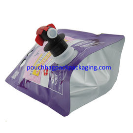 BIB spout bag, Liquid Soft Packaging Bags with spout for wine, oil or juice supplier