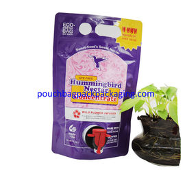 BIB spout bag, Liquid Soft Packaging Bags with spout for wine, oil or juice supplier