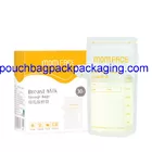 Matte breast milk storage bag, BPA free breast milk pouch bag 200ml supplier