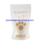 Popular breastmilk storage bag with double zipper on top BPA free supplier