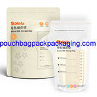 Thermal sensor breast milk storage bag 120 ml, Pot breast milk storage bag supplier