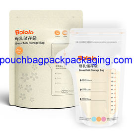 Thermal sensor breast milk storage bag 120 ml, Pot breast milk storage bag supplier