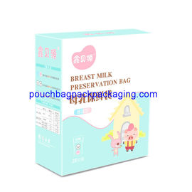 Thermal sensor Breast Milk Storage bag, 100 ml 85 x 150 + 60 mm breast milk storage bag supplier