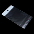 Custom clear sealed self plastic Self-adhesive seal cardboard header opp bag supplier