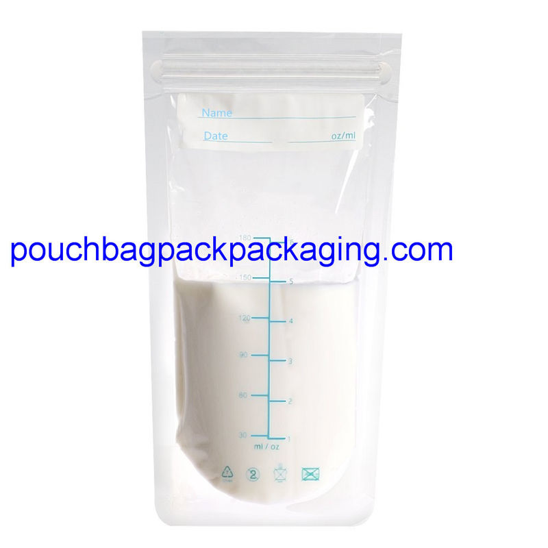 Pre-sterilized Breast Milk Storage Bags 180ml, BPA and BPS free supplier