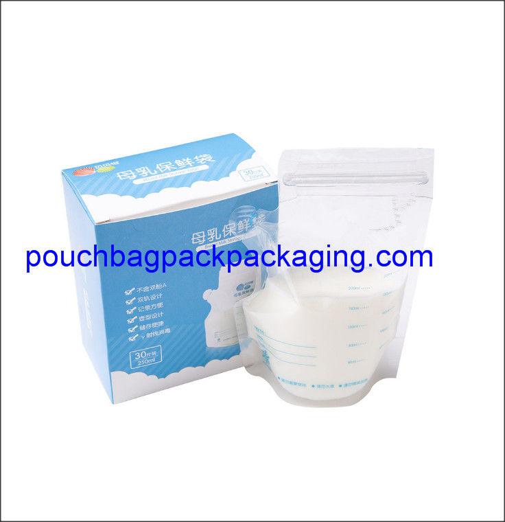 250ml breastmilk storage packaging bag, Breastfeeding Freezer Storage Container Bags supplier