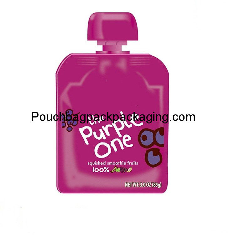 Plastic stand up spout pouch for juice, water and other liquid supplier