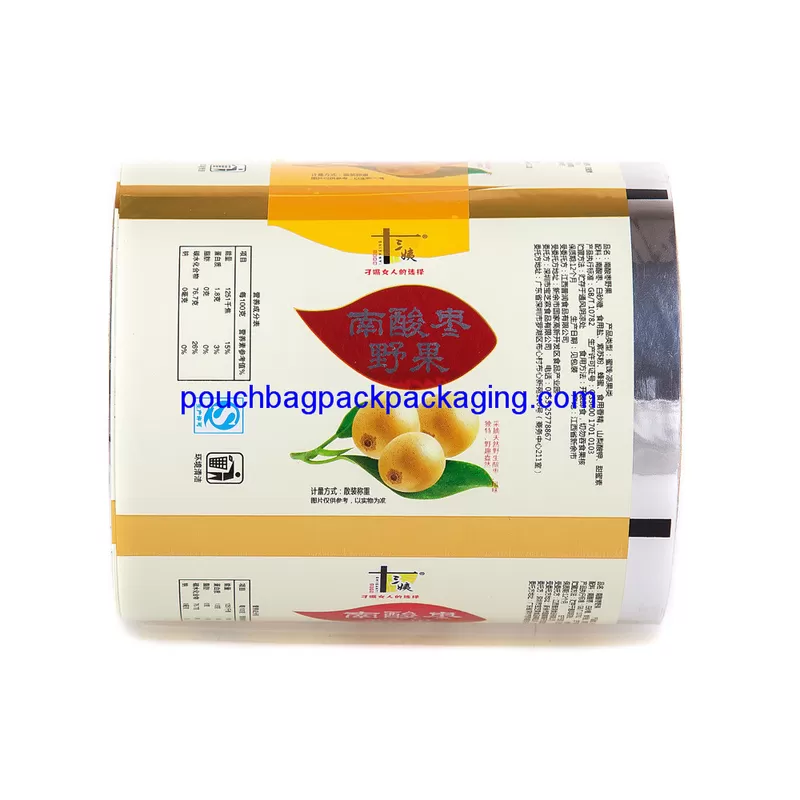 Auto pack laminated roll, poly film roll plastic for food packaging supplier