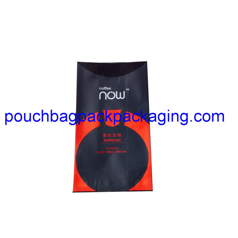 Gusset seal coffee bag pack packaging, high barrier foil coffee bag for coffee packaging supplier