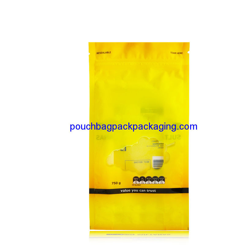 Custom plastic bag with zipper, zip lock pack bag for food packaging supplier