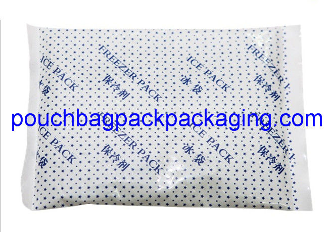 Poly ice pack bag, high quality, custom printing, leak proof, water proof supplier