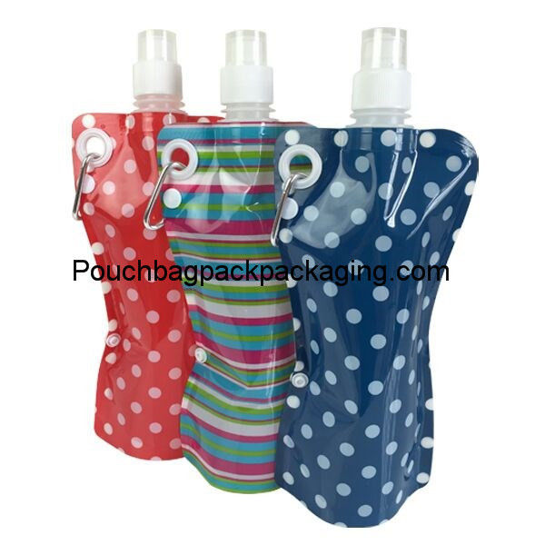 liquid spouted pouch packaging bag / stand up pouch / water bottle bag supplier