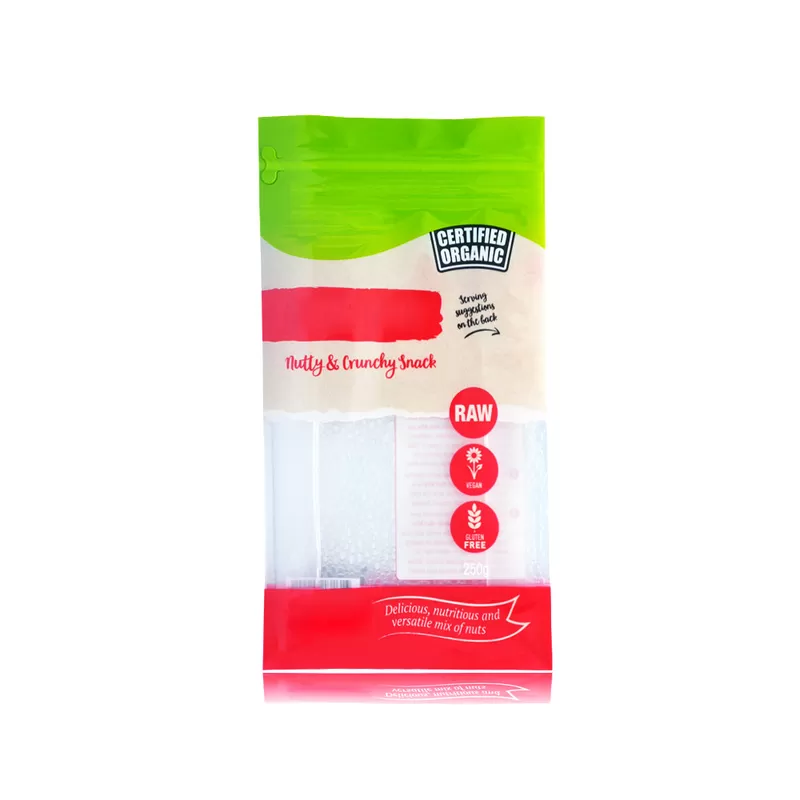 Resealable aluminium foil bag, printed heat seal bag with zip lock for food packaging supplier