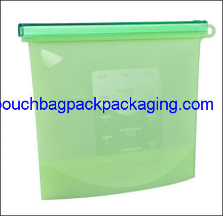 Microwave safe Food storage bag silicone fresh bag 20 x 18 cm 1000 ml supplier