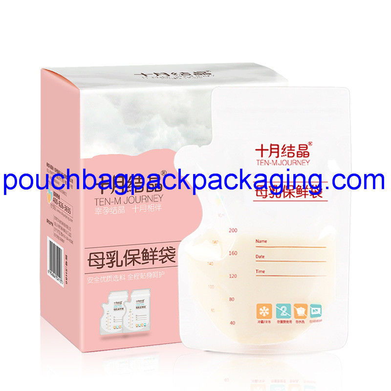 Breast milk storage bag condensed milk packaging for fresh soy milk supplier supplier